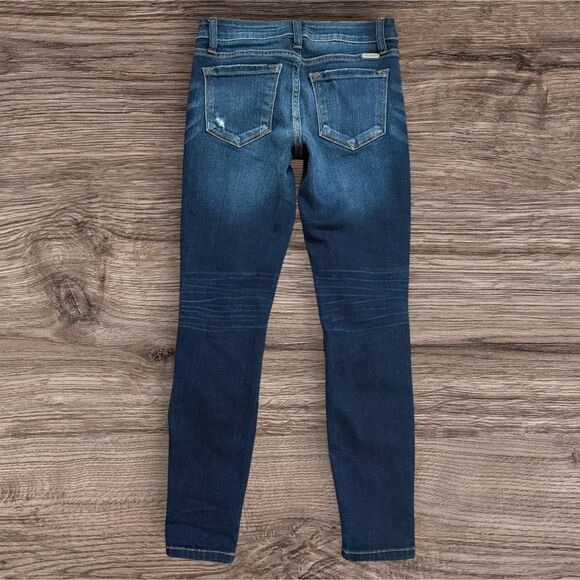 KanCan Dark Blue Skinny Jeans Preowned Chic & Comfortable Size 27 - Picture 2 of 7